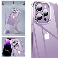 Generic  Clear Transparent Shockproof Scratch Resistant Protective Phone Soft Silicone Slim Cover for iPhone  11 To 16 Series(Transparent) - i phone 14 Pro