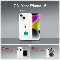 Generic  Clear Transparent Shockproof Scratch Resistant Protective Phone Soft Silicone Slim Cover for iPhone  11 To 16 Series(Transparent) - i phone 15