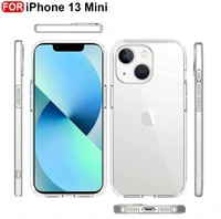 Generic  Clear Transparent Shockproof Scratch Resistant Protective Phone Soft Silicone Slim Cover for iPhone  11 To 16 Series(Transparent) - i phone 13 mini