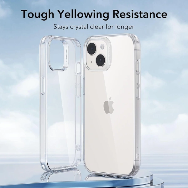 Generic  Clear Transparent Shockproof Scratch Resistant Protective Phone Soft Silicone Slim Cover for iPhone  11 To 16 Series(Transparent) - i phone 15