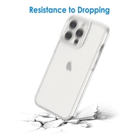 Generic  Clear Transparent Shockproof Scratch Resistant Protective Phone Soft Silicone Slim Cover for iPhone  11 To 16 Series(Transparent) - i phone 13 Pro