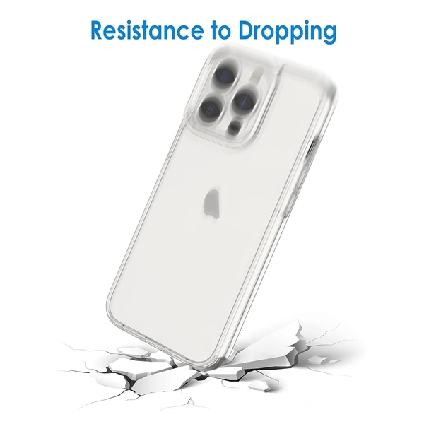 Generic  Clear Transparent Shockproof Scratch Resistant Protective Phone Soft Silicone Slim Cover for iPhone  11 To 16 Series(Transparent) - i phone 13 Pro
