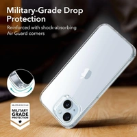 Generic  Clear Transparent Shockproof Scratch Resistant Protective Phone Soft Silicone Slim Cover for iPhone  11 To 16 Series(Transparent) - i phone 15 plus