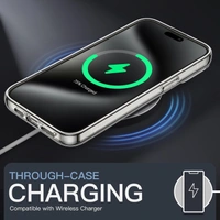 Generic  Clear Transparent Shockproof Scratch Resistant Protective Phone Soft Silicone Slim Cover for iPhone  11 To 16 Series(Transparent) - i phone 15 Pro Max
