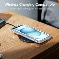 Generic  Clear Transparent Shockproof Scratch Resistant Protective Phone Soft Silicone Slim Cover for iPhone  11 To 16 Series(Transparent) - i phone 15 plus
