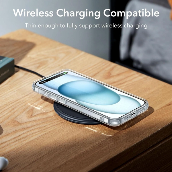 Generic  Clear Transparent Shockproof Scratch Resistant Protective Phone Soft Silicone Slim Cover for iPhone  11 To 16 Series(Transparent) - i phone 15 plus