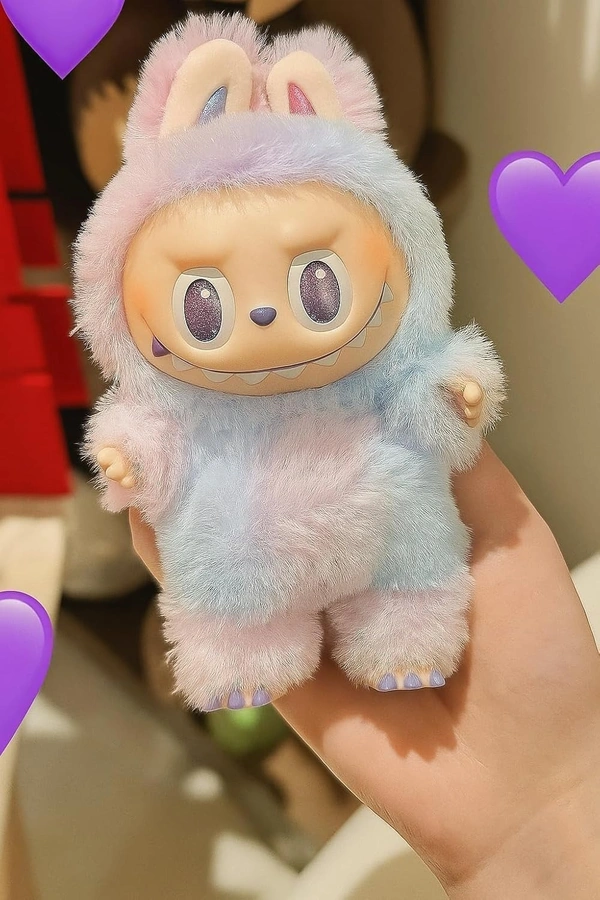 Labubu Doll Trending Soft And Cuddly Dolls Labubu The Monsters Bunny Series Plushies Toys ( Random Color - 1 Pc)