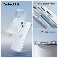 Generic  Clear Transparent Shockproof Scratch Resistant Protective Phone Soft Silicone Slim Cover for iPhone  11 To 16 Series(Transparent) - i phone 15 plus