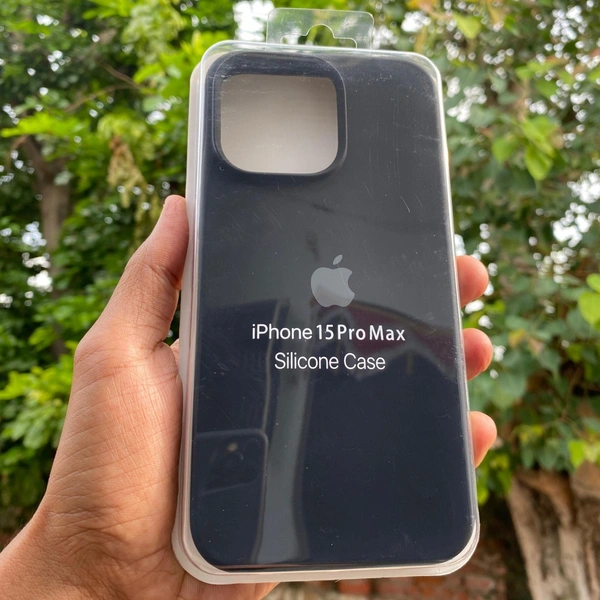 Genric Soft Silicone I Phone Case 7 Plus To 16 Series - I Phone 15 Pro Max Black, Black