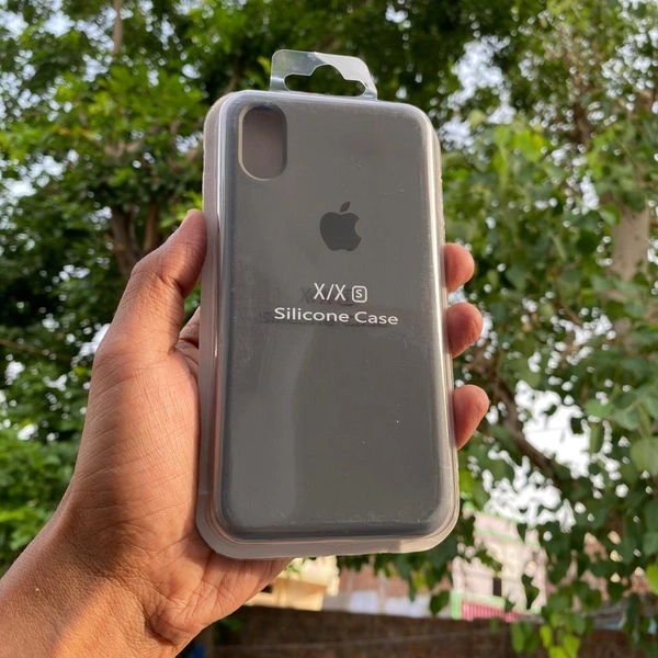 Generic  Soft Silicone I Phone Case 7 Plus To 16 Series - I Phone X- Xs Grey