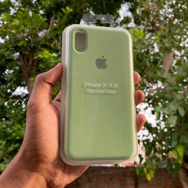 Generic  Soft Silicone I Phone Case 7 Plus To 16 Series - I Phone X-Xs light Green