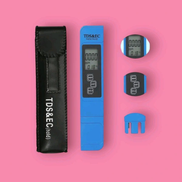 4 DIGIT TDS METER BLUE LATHER PACKING