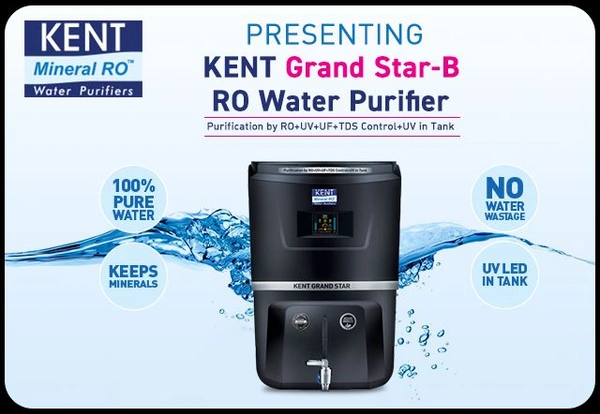 KENT Grand Star-B | KENT GRAND STAR RO UV TDS UF BLACK
