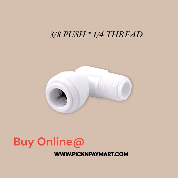 3/8 PF ELBOW | KENT PIPE CONNECTOR | PRE FILTER CONNECTOR | PRE FILTER ELBOW