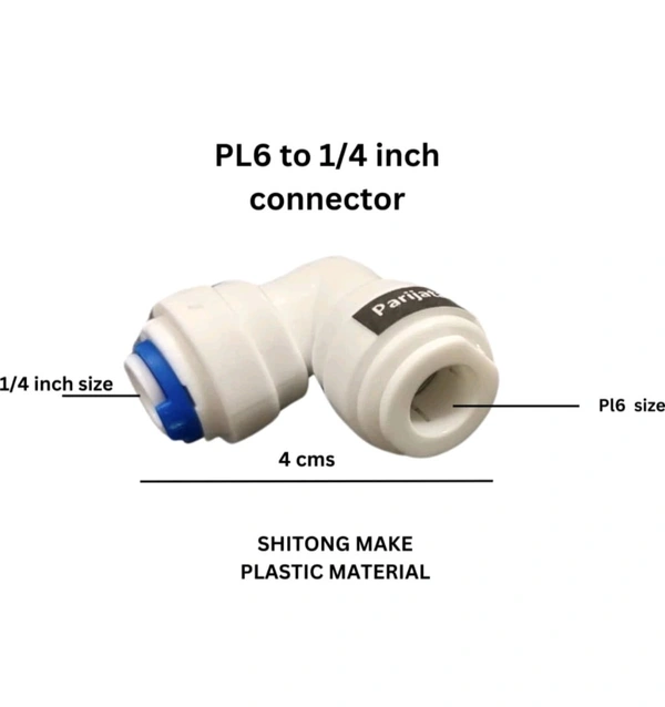 PL6*PL4 ELBOW | PL6*PL4 CONNECTOR | RO TUBE CONNECTTOR | AQUAGUARD TUBE CONNEECTOR