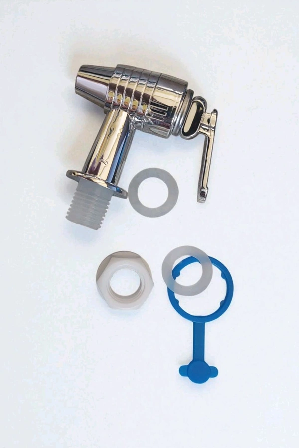 CHROME TAP SILVER COATED 