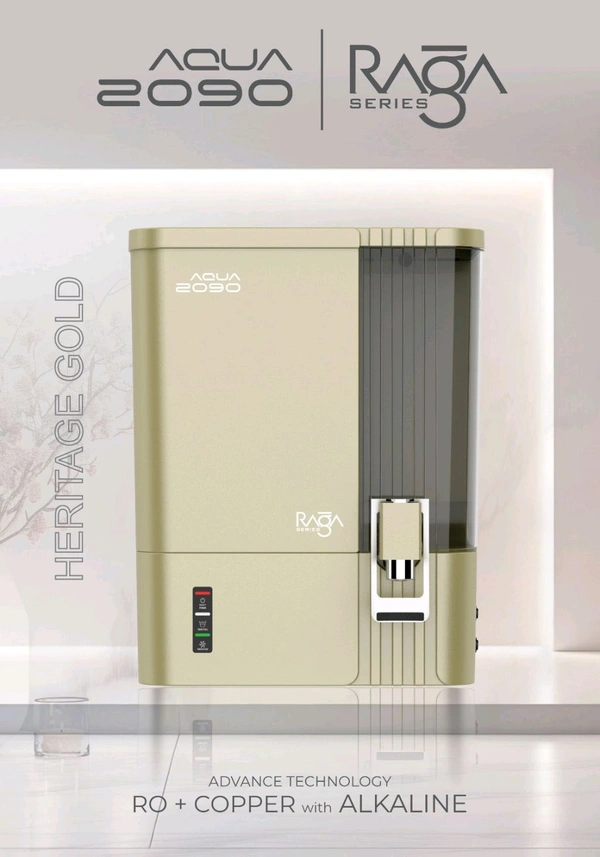 AQUA 2090 RAGA SERIES HERITAGE GOLD RO UV TDS WATER PURIFIER