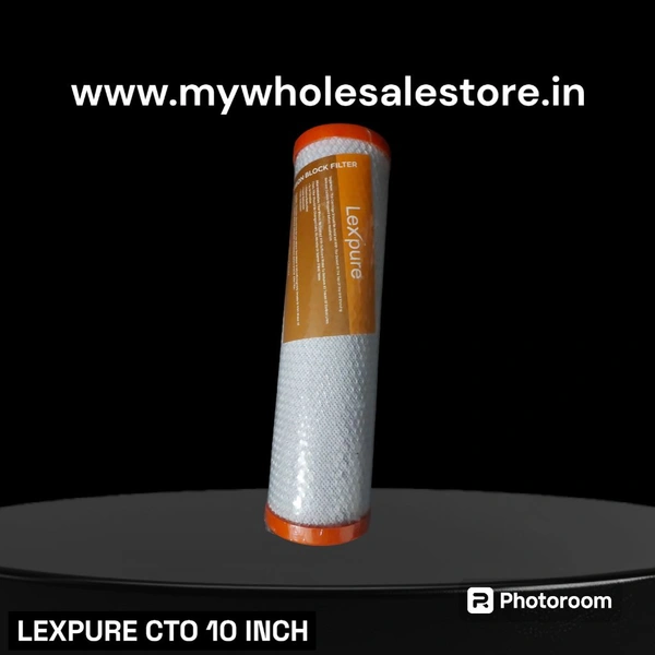CTO CARBON FILTER | CTO CARBON FILTER 10 INCH|  SET REPLACEMENT FILTERS FOR UNDER THE SINK AND COMMERCIAL RO WATER PURIFIER | LEXPURE CTO CARBON FILTER