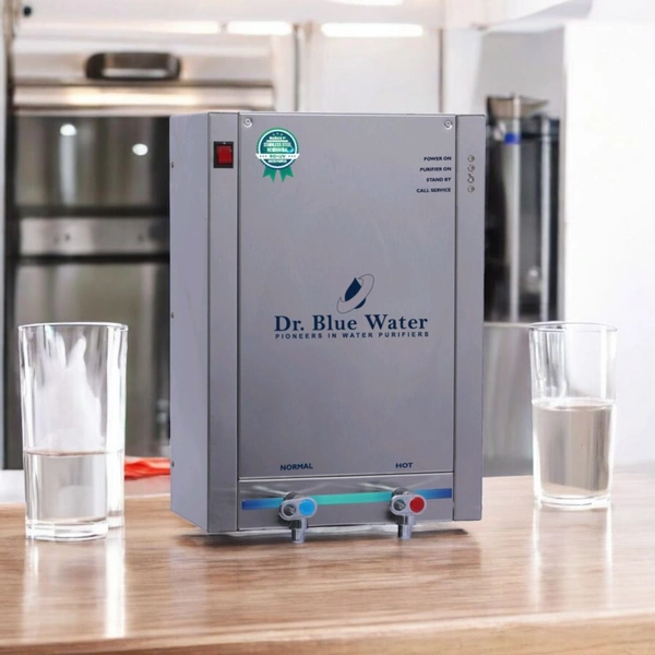 DR BLUE WATER STAINLESS STEEL HOT & NORMAL RO UV WATER PURIFIER