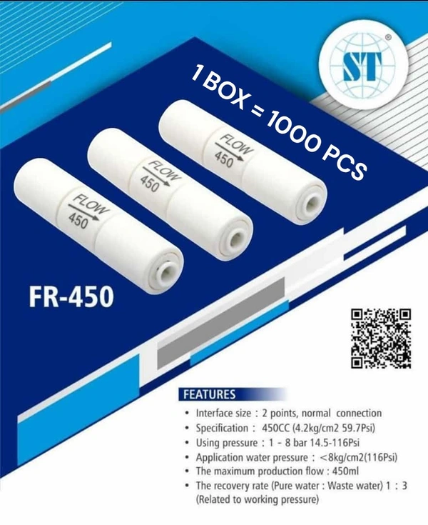 FLOW RISTRICTOR 450 | FR 450 | SHITONG | IMPORTED