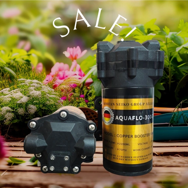 KOREAN MAKE AQUAFLO 300GPD PUMP | PRESSURE BOOSTER PUMP FOR WATER PURIFIER | COMMERCIAL BOOSTER PUMP