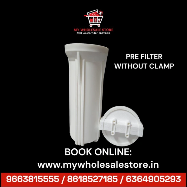 PRE FILTER HOUSING | WITHOUT CLAMP | HEAVY | ZERO LEKAGE