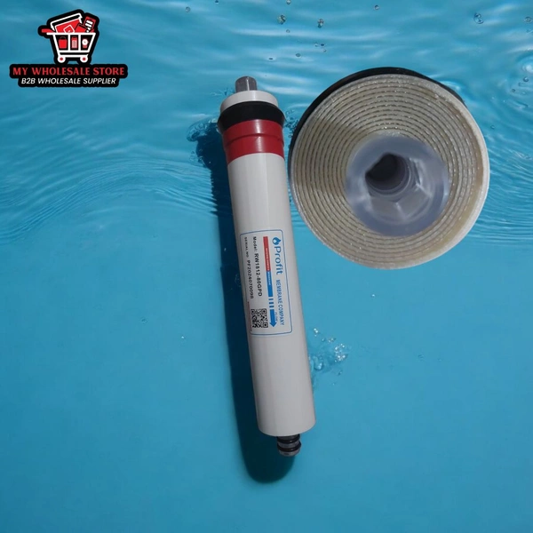 PROFIT RW80 Gpd | 13 Layer| 2200 Tds | 97% Rejection | High flow |100% Imported | Vacuum Teste | Transparent Core Tube