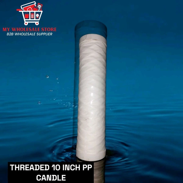 THREDED PP CANDLE 10 INCH | KENT PRE FILTER SUITABLE CANDLE 10 INCH | OUTER FILTER CANDLE | DUST FILTER 10 INCH | SEDIMENT FILTER 10 INCH