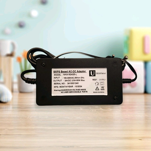 POWER SUPPLY FOR WATER PURIFIER|SMPS 2.5A 24VDC HEAVY CHORD 3 PIN 1.5 MTR LENGTH | SMPS FOR WATER PURIFIER 