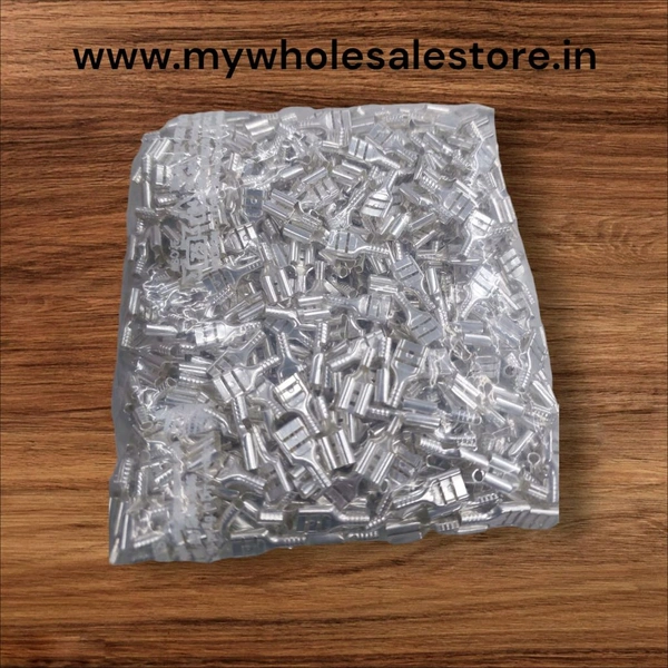 WIRE LUG TERMINAL SILVER COATED COVERED HEAVY ( 500 PCS PACK )