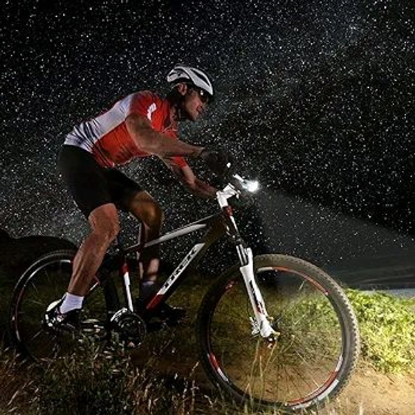 2-in-1 Rechargeable - Cycle Light (3 Modes) Cycle Light and Horn/Cycle Lights Rechargeable Waterproof (140 dB) Cycle Light with Horn Cycle LED Front Light | Cycle Bell