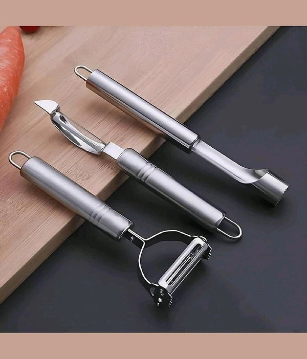 3in1 Vegetable Stainless Steel Peeler