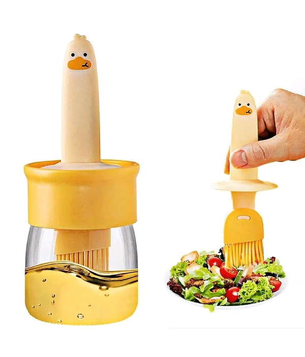 Oil Dispenser Bottle With Silicon Brush