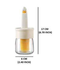 Oil Dispenser Bottle With Silicon Brush