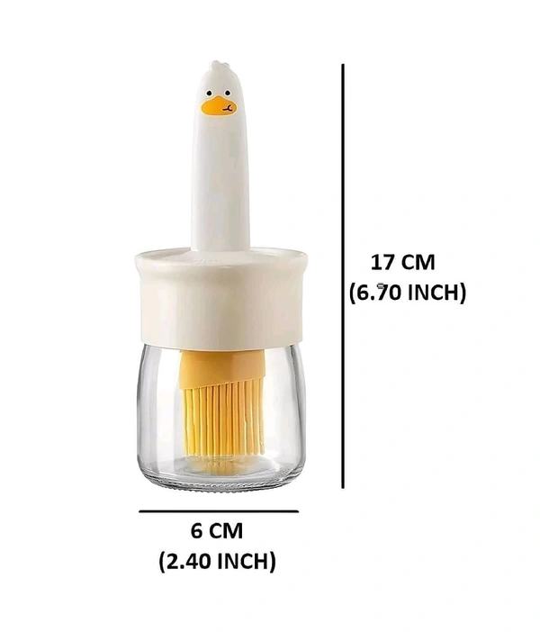 Oil Dispenser Bottle With Silicon Brush