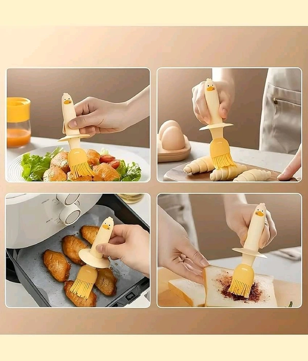 Oil Dispenser Bottle With Silicon Brush