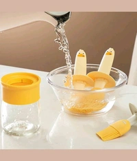 Oil Dispenser Bottle With Silicon Brush