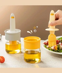Oil Dispenser Bottle With Silicon Brush