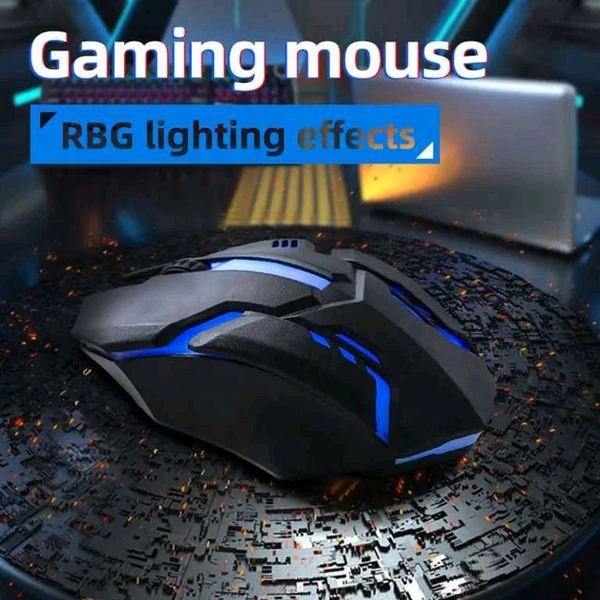 Gaming Mouse With Mouse Pad