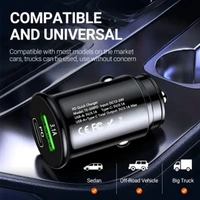 UniBoss Superfast Mini Car Charger - Black