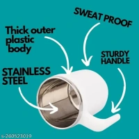 Coffee Mug Solid Steel Coffee Mug 350 mL ( Pack of 1 )