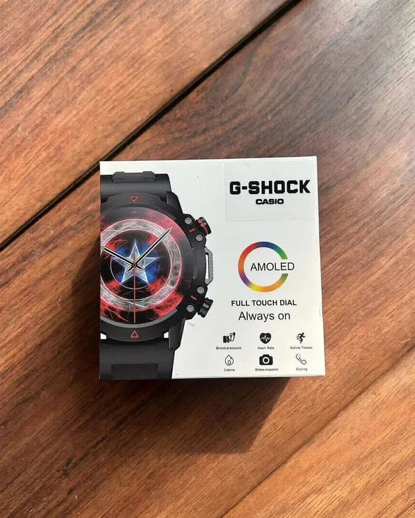 Trending G-shock Avengers Design Smart Watch With Wallpaper Change And Calling, LED display 
