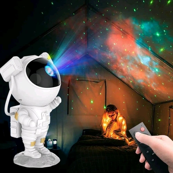 Astronaut Galaxy Light Projector, Space Buddy Projector Night Light for Bedroom with Remote Control and Timer, Astro Alan Star Ceiling Projector for Kids Adults