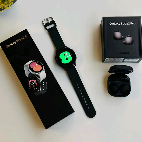 Budget Combo Offer, Galaxy Watch 6 And Galaxy Buds 2 Pro | Super Quality, Bluetooth Calling