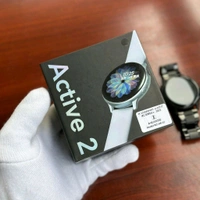 Most Awaited Budget Combo | Active 2 Premium Smartwatch And Buds 2 Pro Premium Earphone - Black