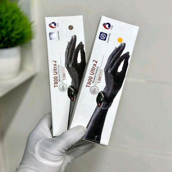 Buy 1 Get 1 Free Combo Offer, Budget Friendly T800 Series 8 Ultra 2 Smartwatch | Aluminium Case Best Quality