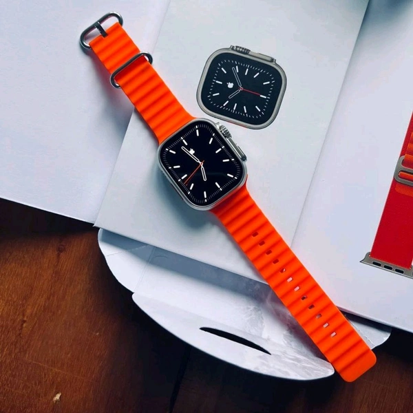 Series 8 Ultra 49MM Smartwatch With Dual Strap Now With Premium Ocean Belt Premium Original Packaging Logo On Off 