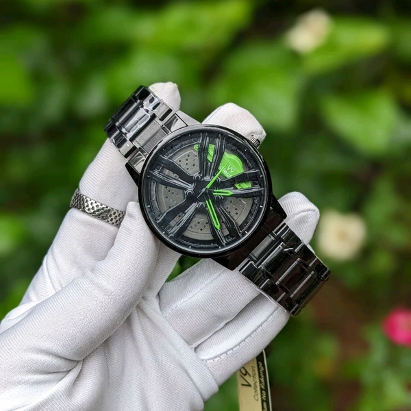 Buy 1 Get 1 Free Offer, V9 Analog Unique Quartz Movement Collection With High Quality Strap Best finishing Body & Case