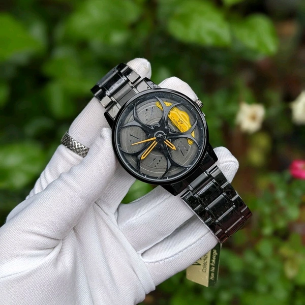 Buy 1 Get 1 Free Offer, V9 Analog Unique Quartz Movement Collection With High Quality Strap Best finishing Body & Case