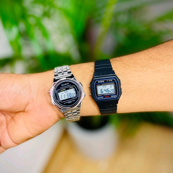 Buy 1 Get 1 Free Offer, Gasio Digital Unisex Metal Strap Watch